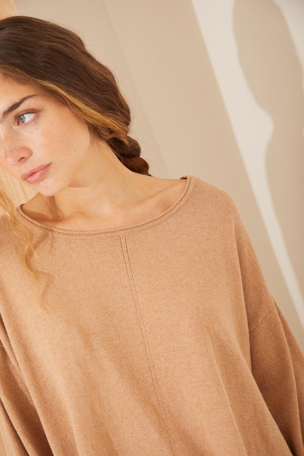 SWEATER DORIS camel talle unico