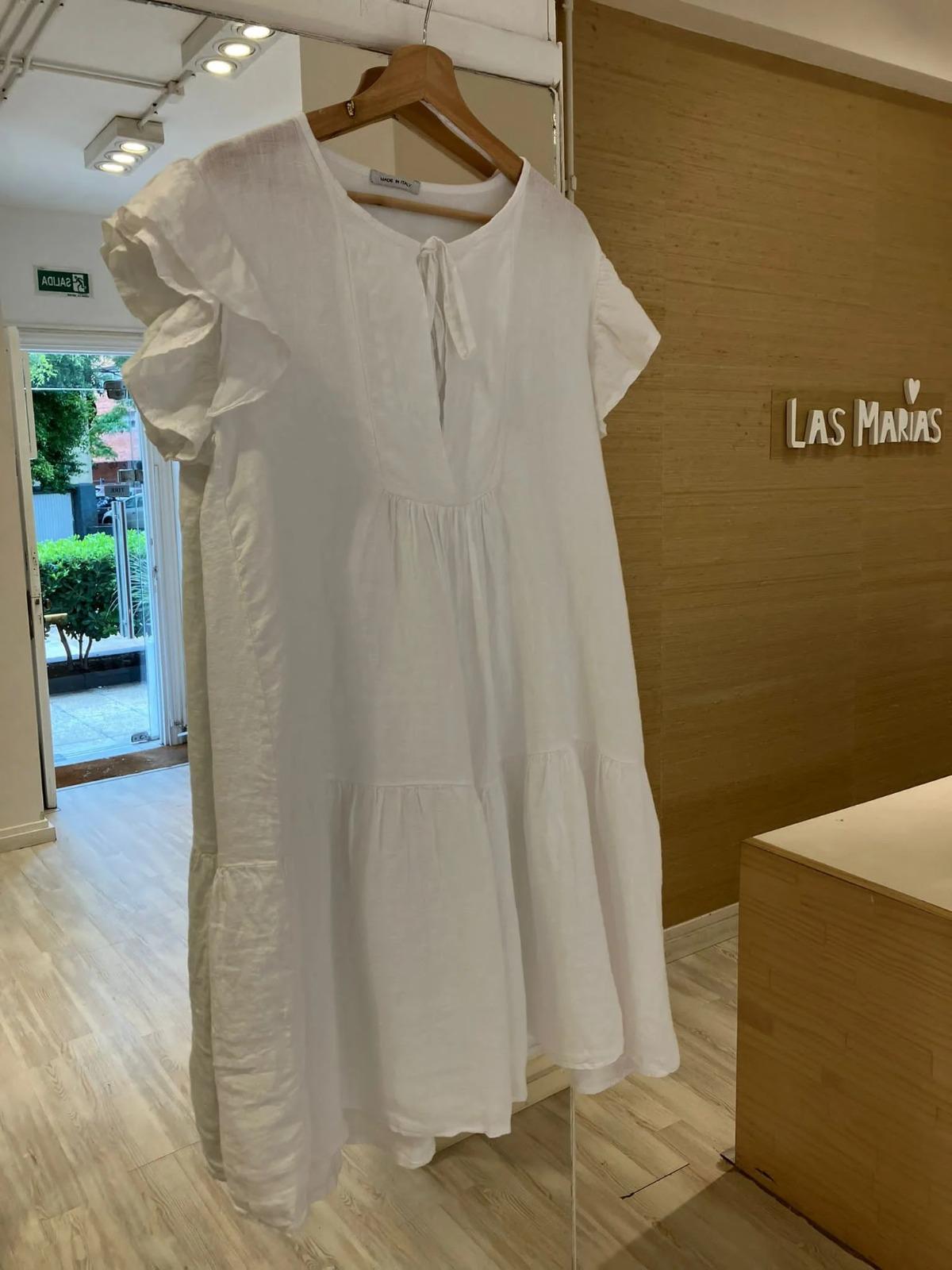 Vestido Lucca blanco talle unico