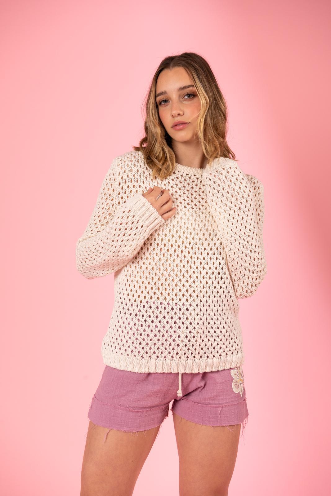 SWEATER CORDOBA crudo talle unico