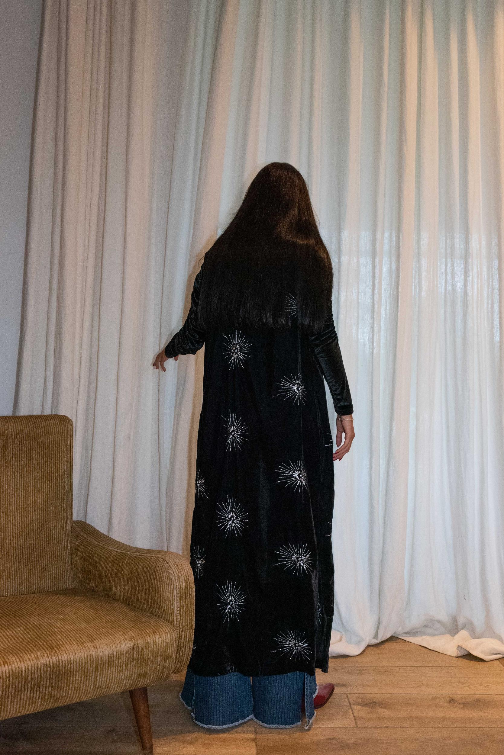 Kimono Persia negro xs/s