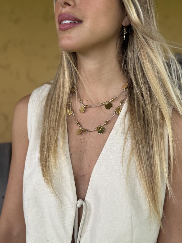 Collar Otto dorado talle unico