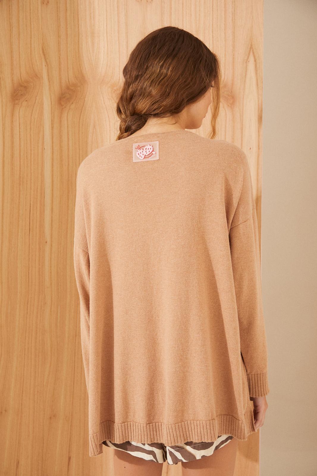 SWEATER DORIS camel talle unico