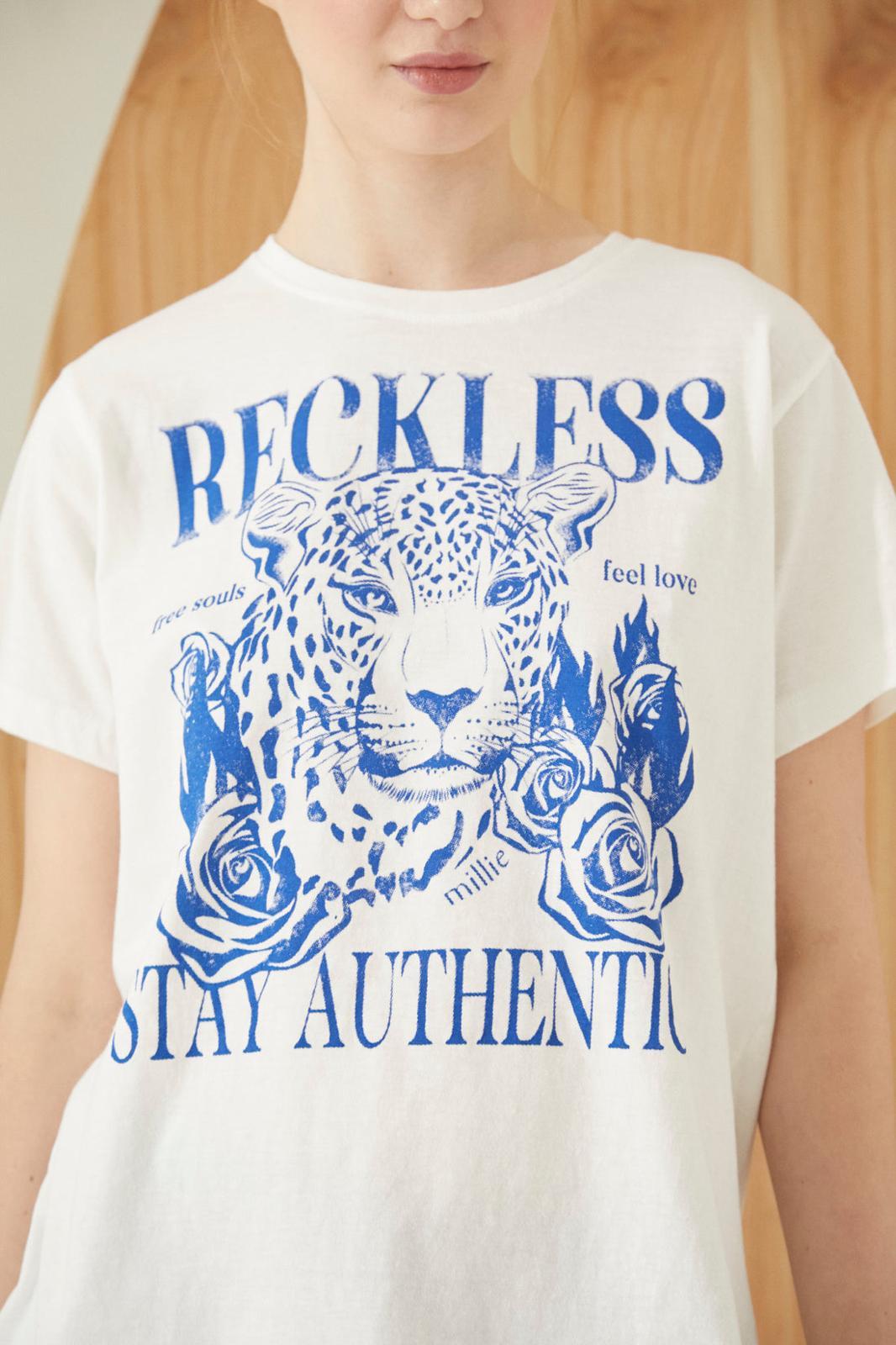 REMERA RECKLESS blanco s/m