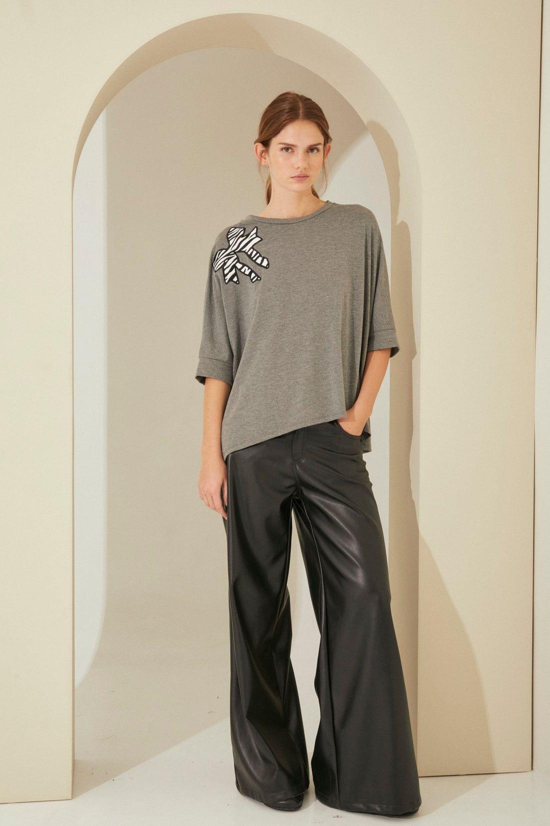 Remeron Ribbon gris talle unico