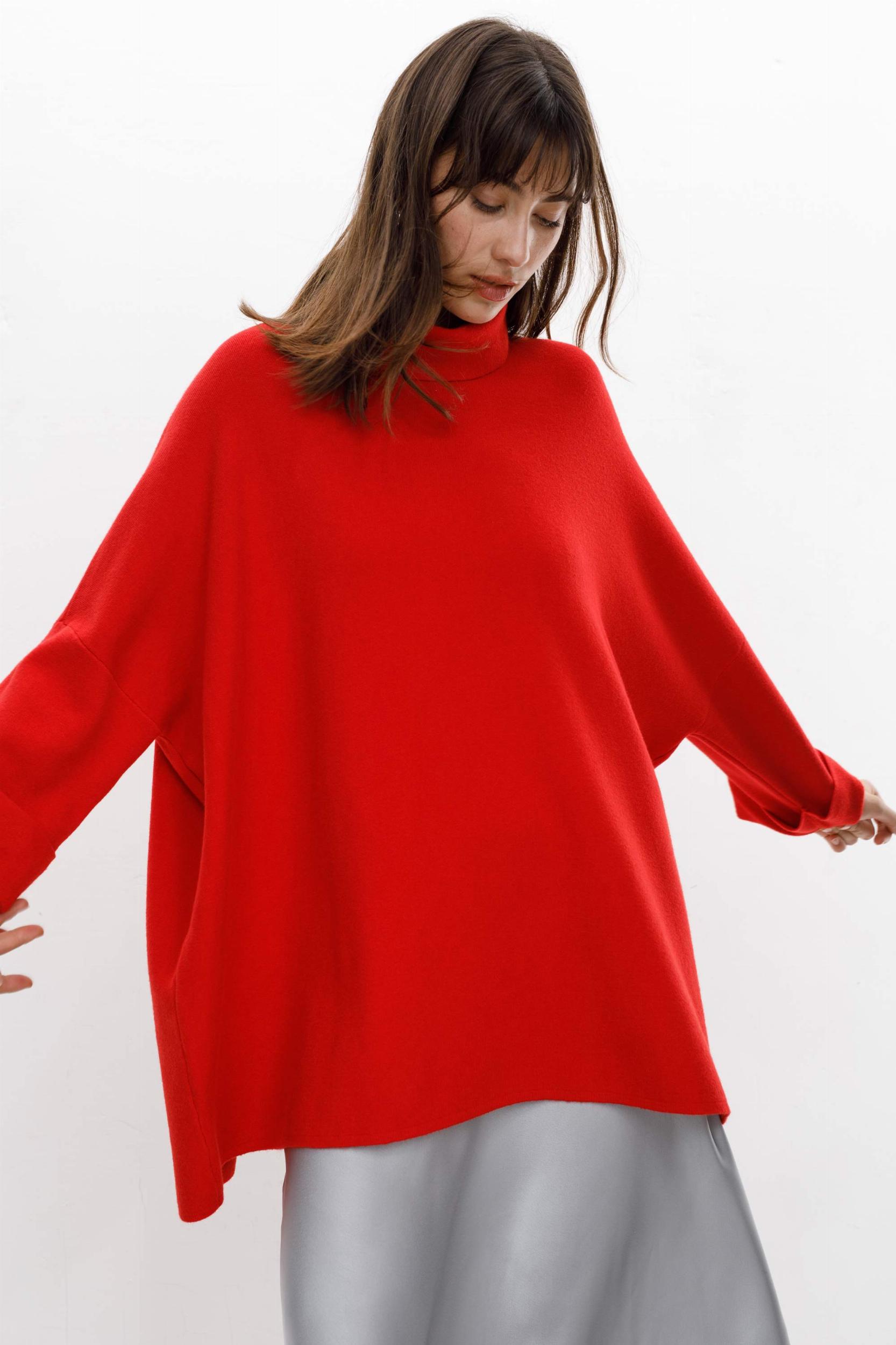 Sweater Vilma rojo talle unico