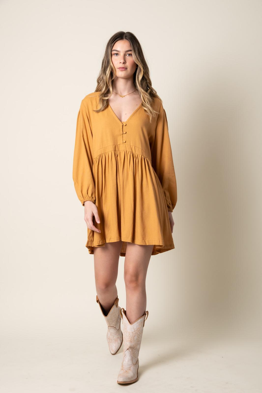 VESTIDO MALAGA camel l