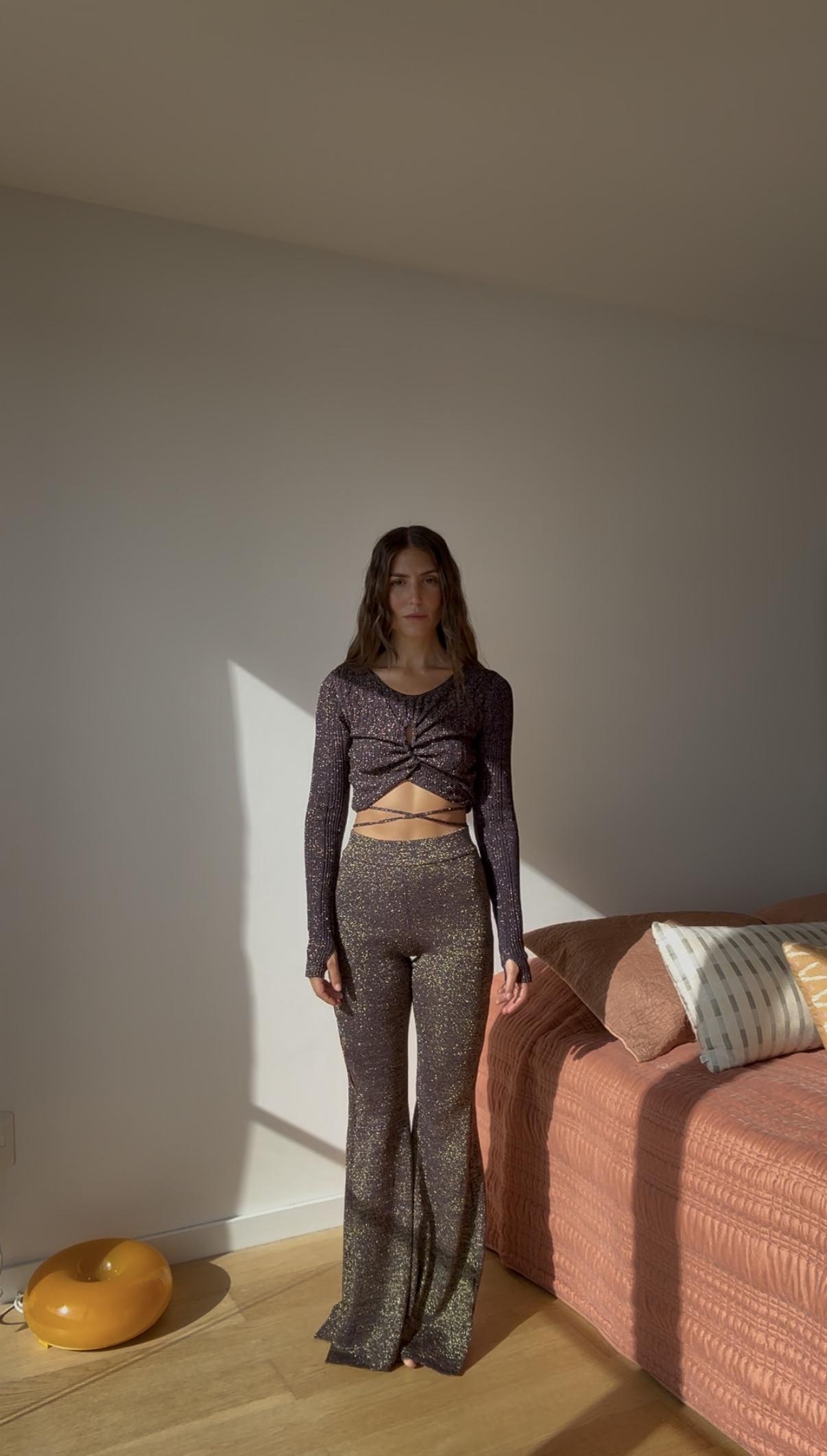 Pantalon Lyon FW24 violeta l