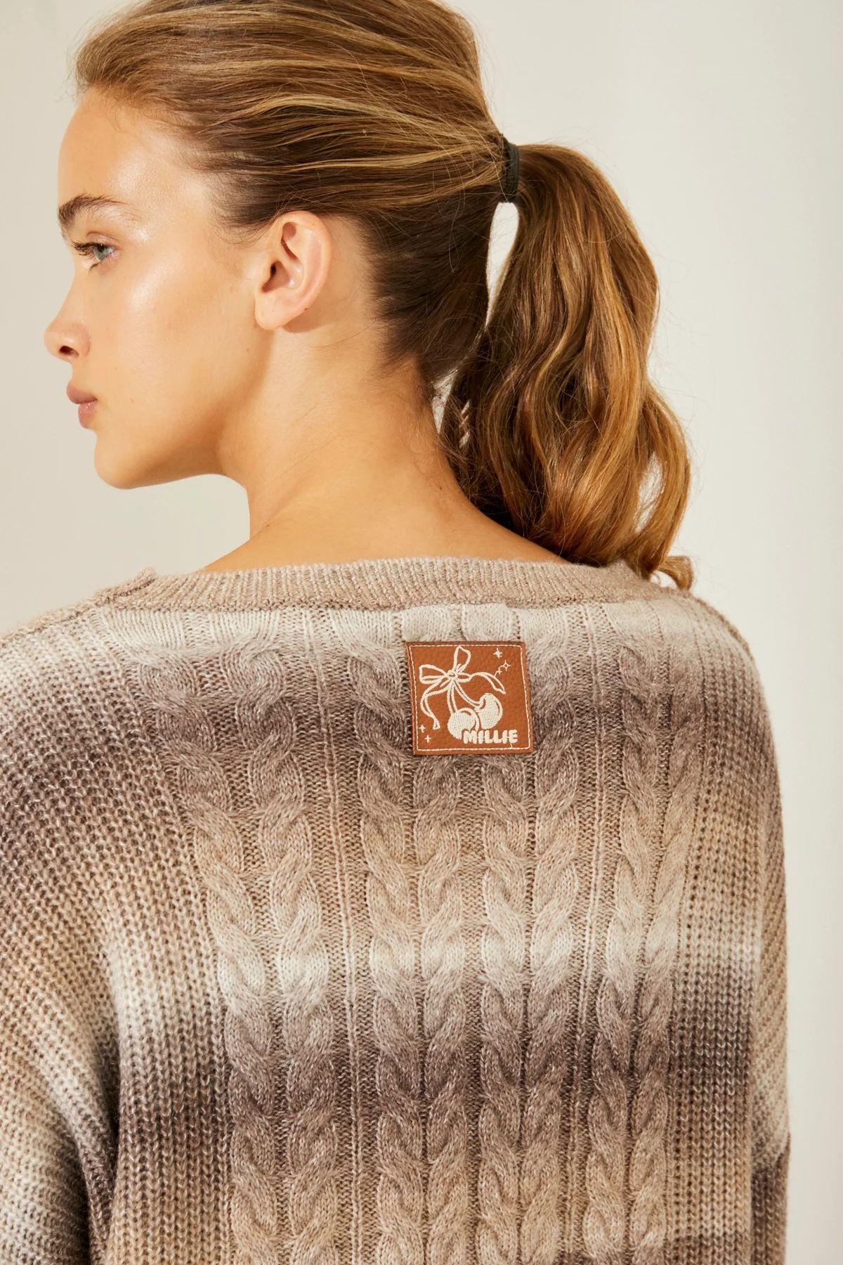 Sweater Shaggy beige talle unico