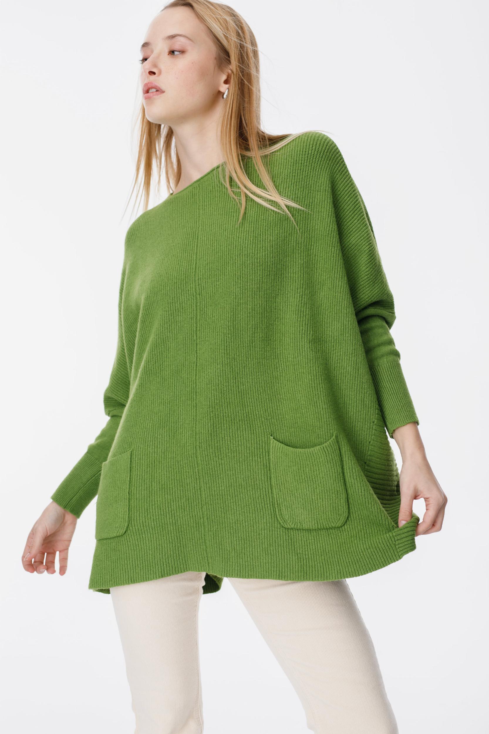 Sweater Tropea verde talle unico