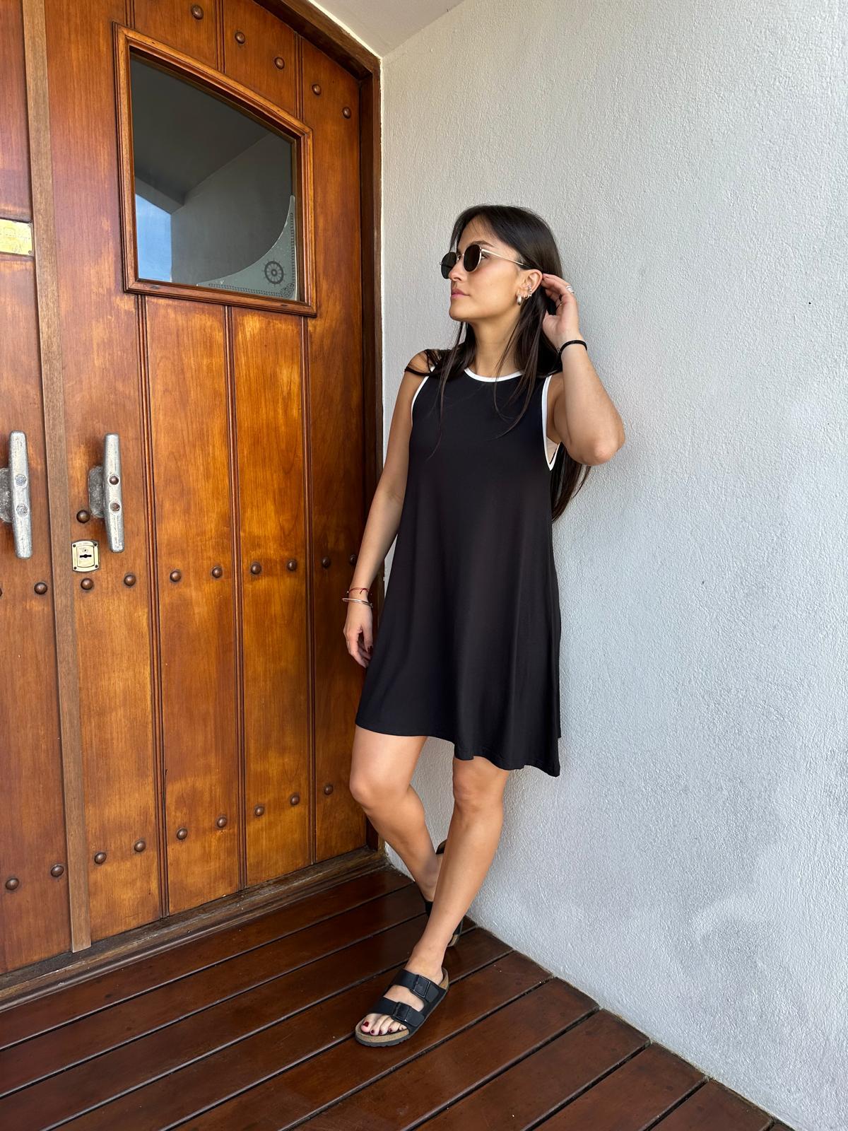 Vestido Ibiza negro l/xl