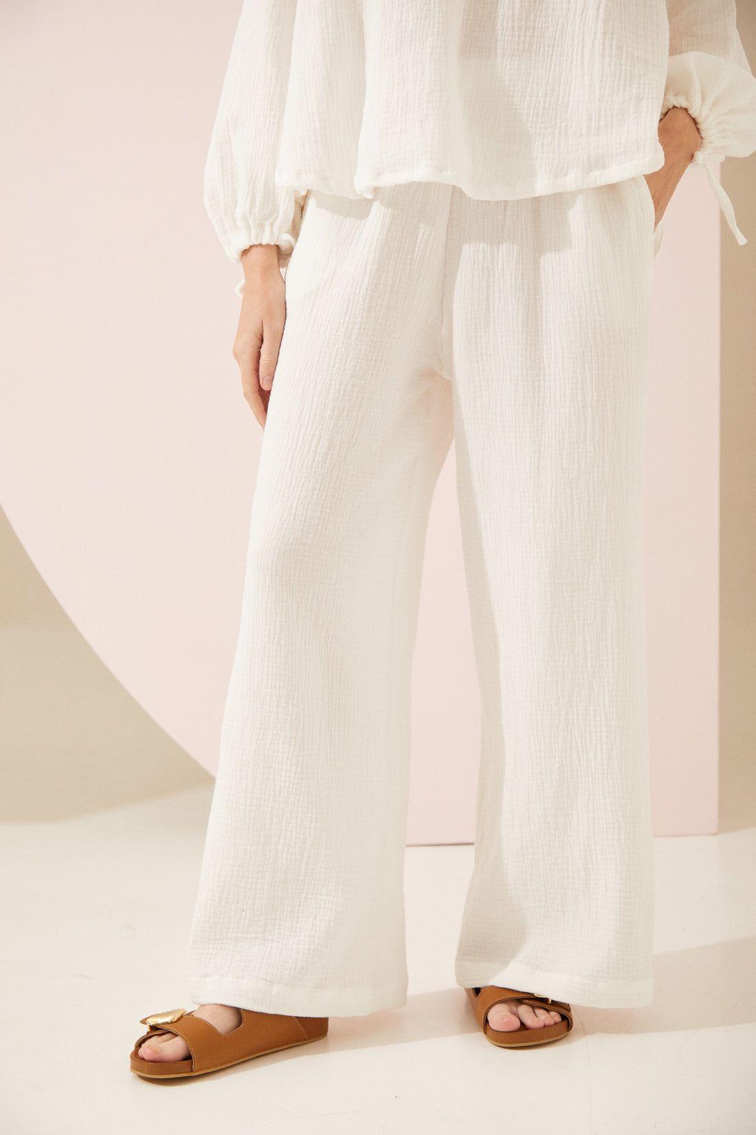 PANTALON BREEZE blanco m