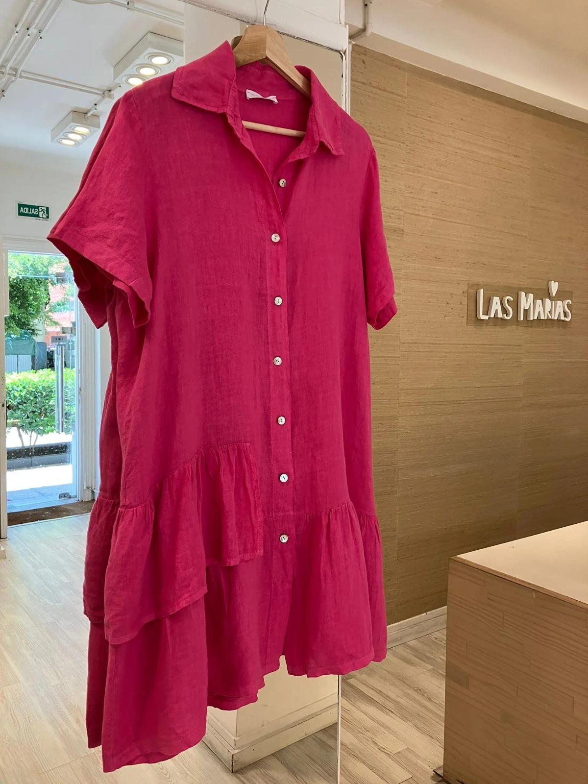 Vestido Genova fucsia talle unico