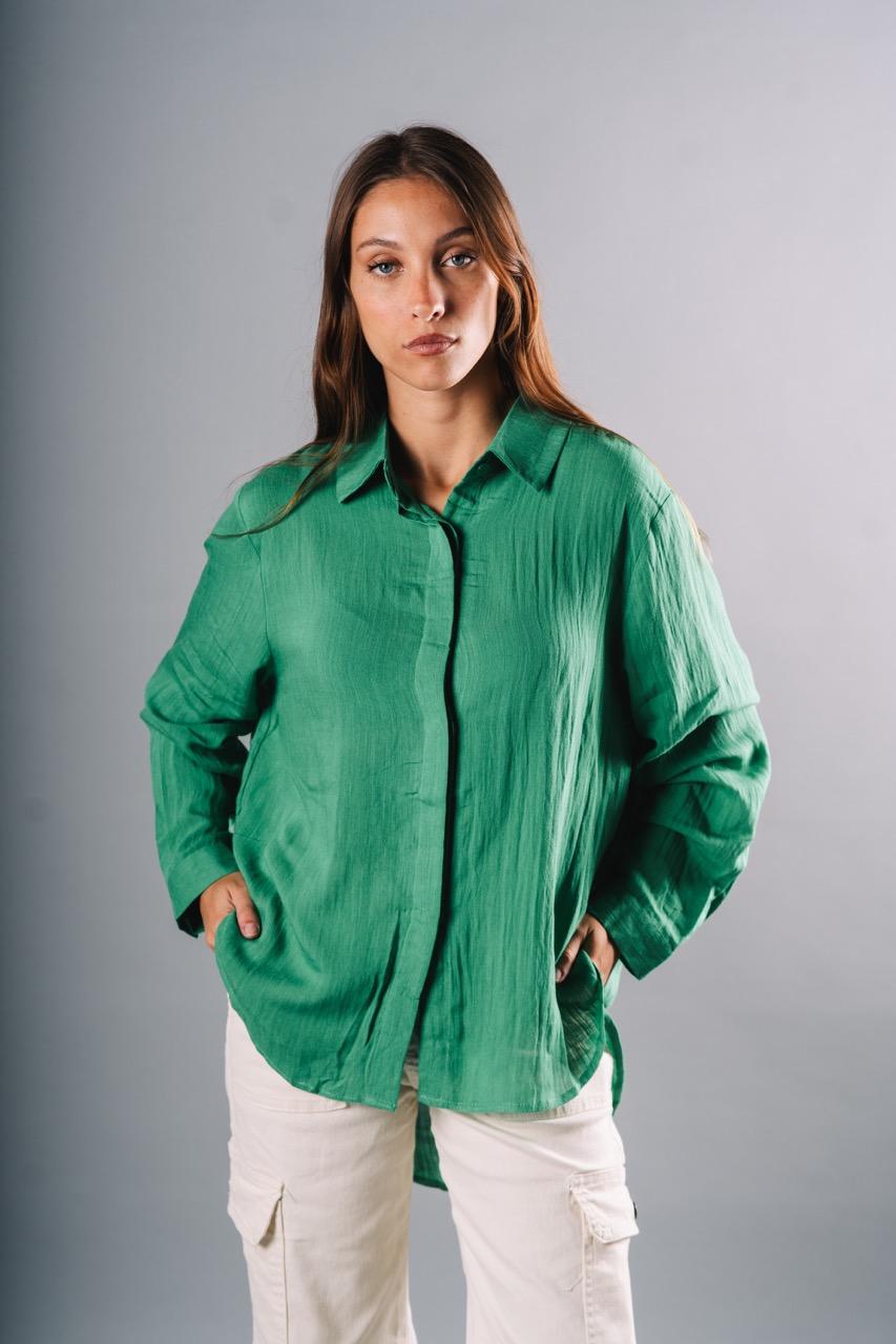 Camisa Blush verde m