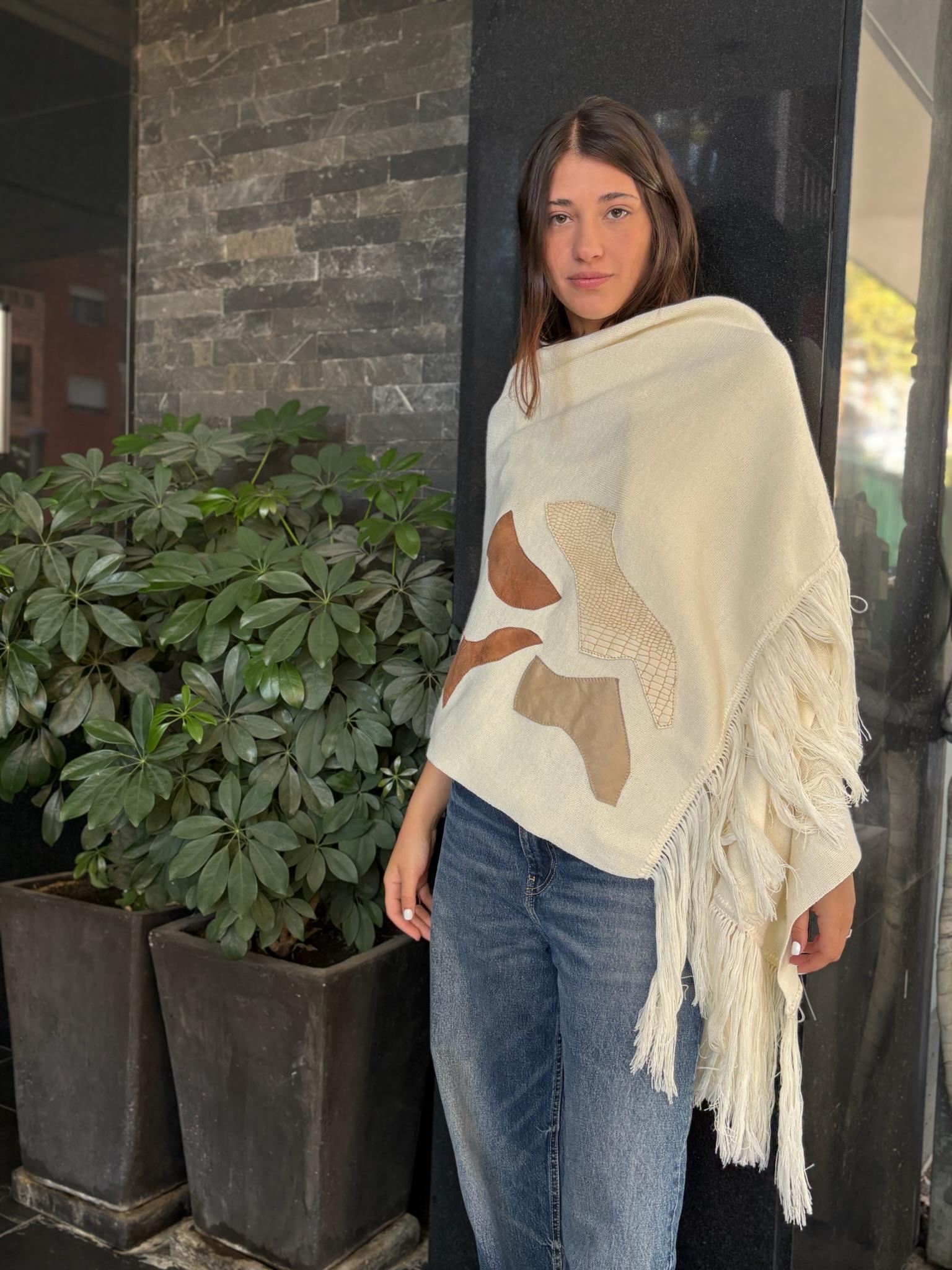 Pashmina Haz crudo talle unico
