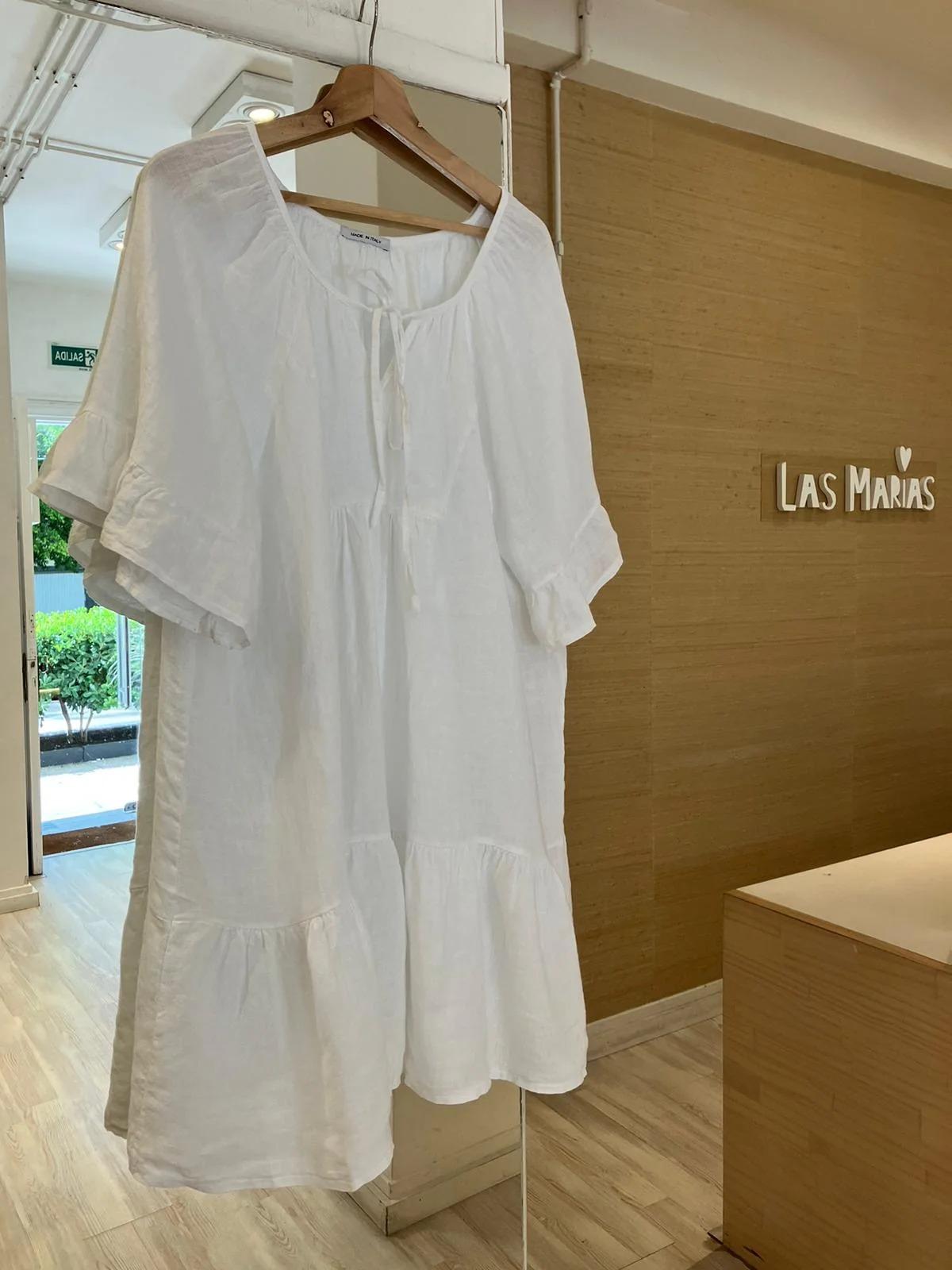 Vestido Manarola blanco talle unico