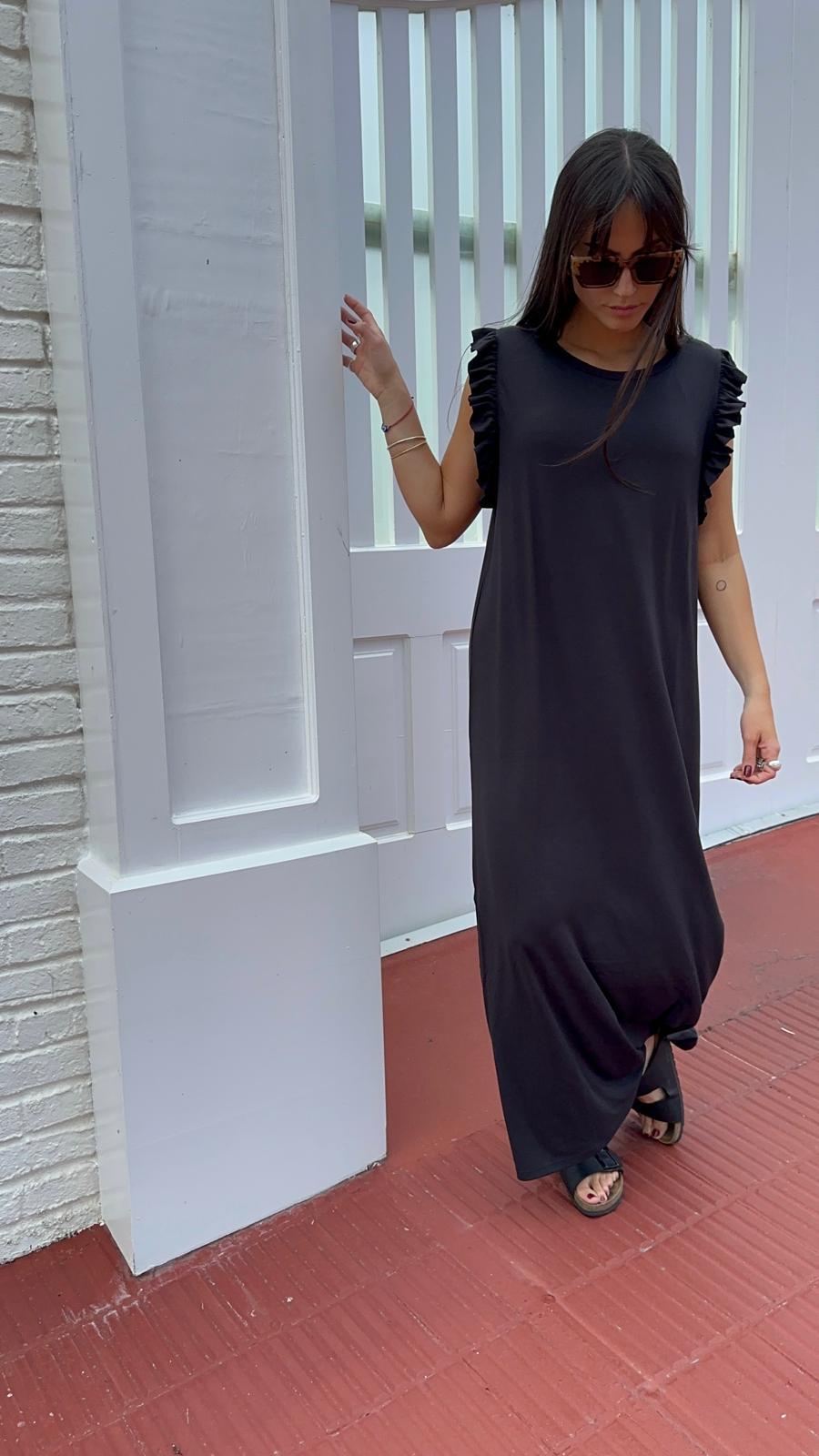 Vestido Filippa negro talle unico