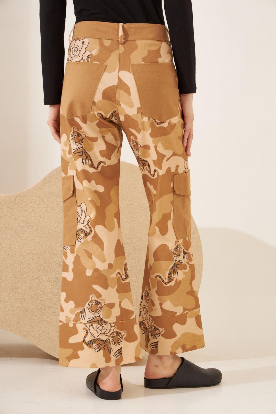 PANTALON CAMOUFLAGE camel 30