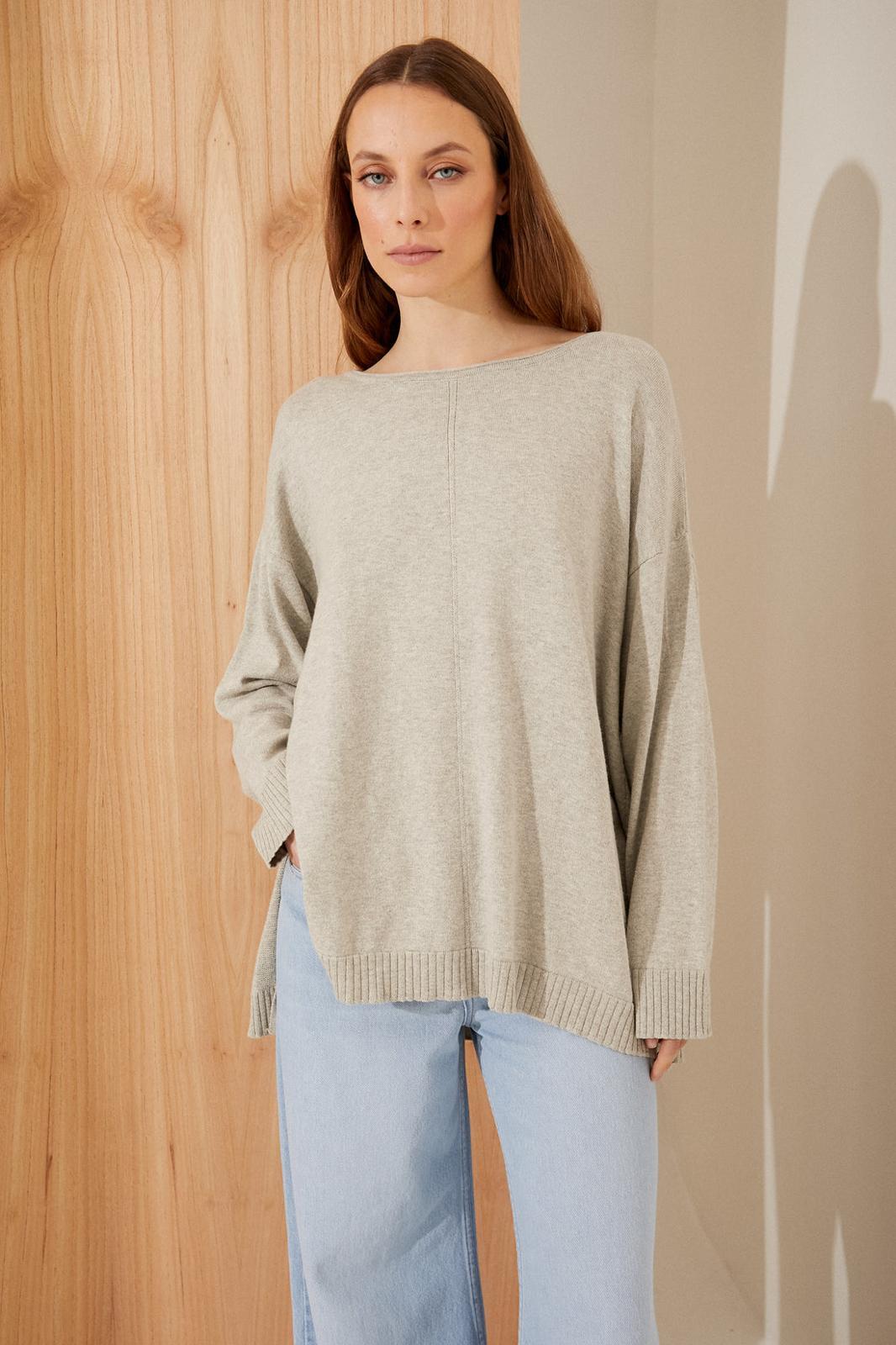 SWEATER DORIS gris talle unico