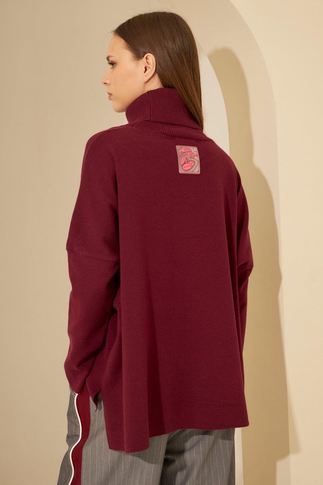 Polera Oliver bordo talle unico