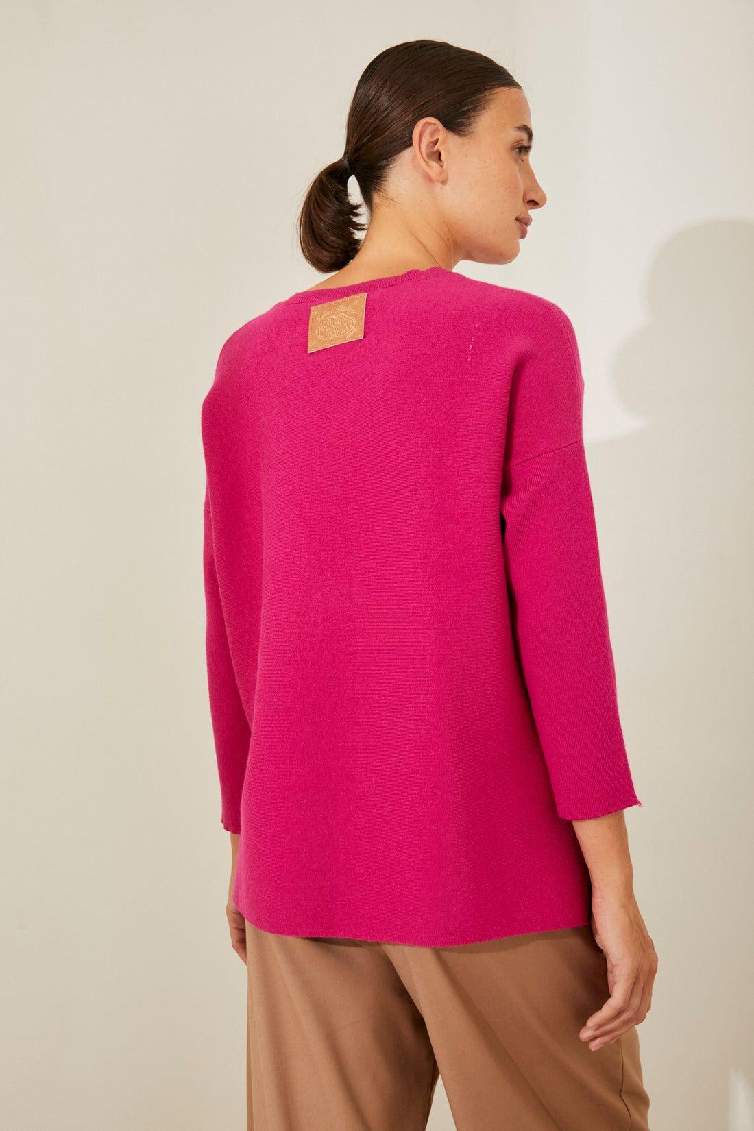 Sweater Ava fucsia talle unico