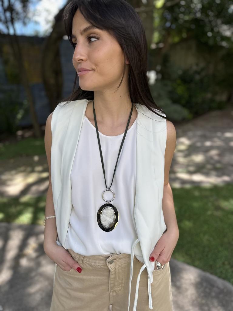 Collar Gili verde talle unico