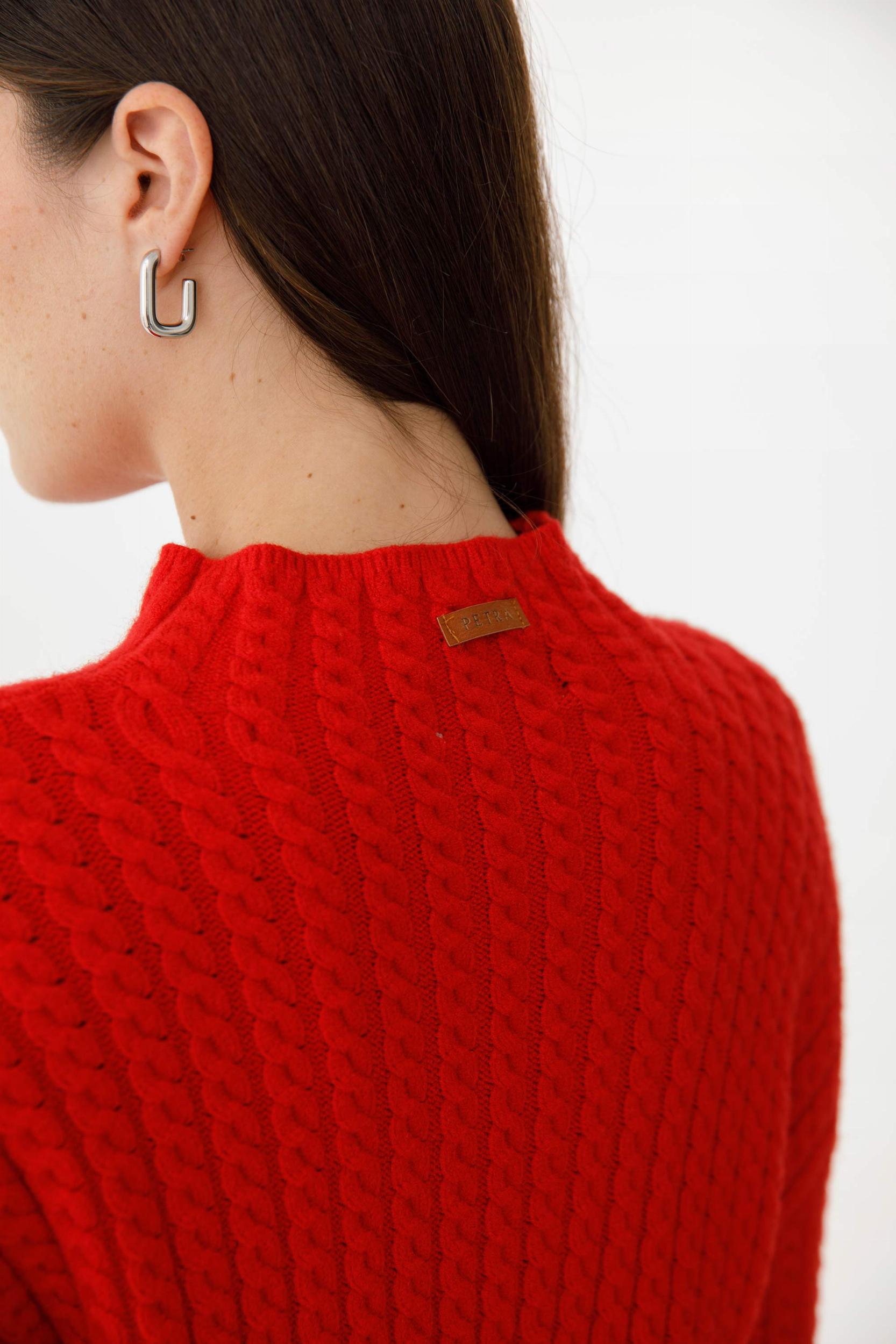 Sweater Espiral rojo talle unico