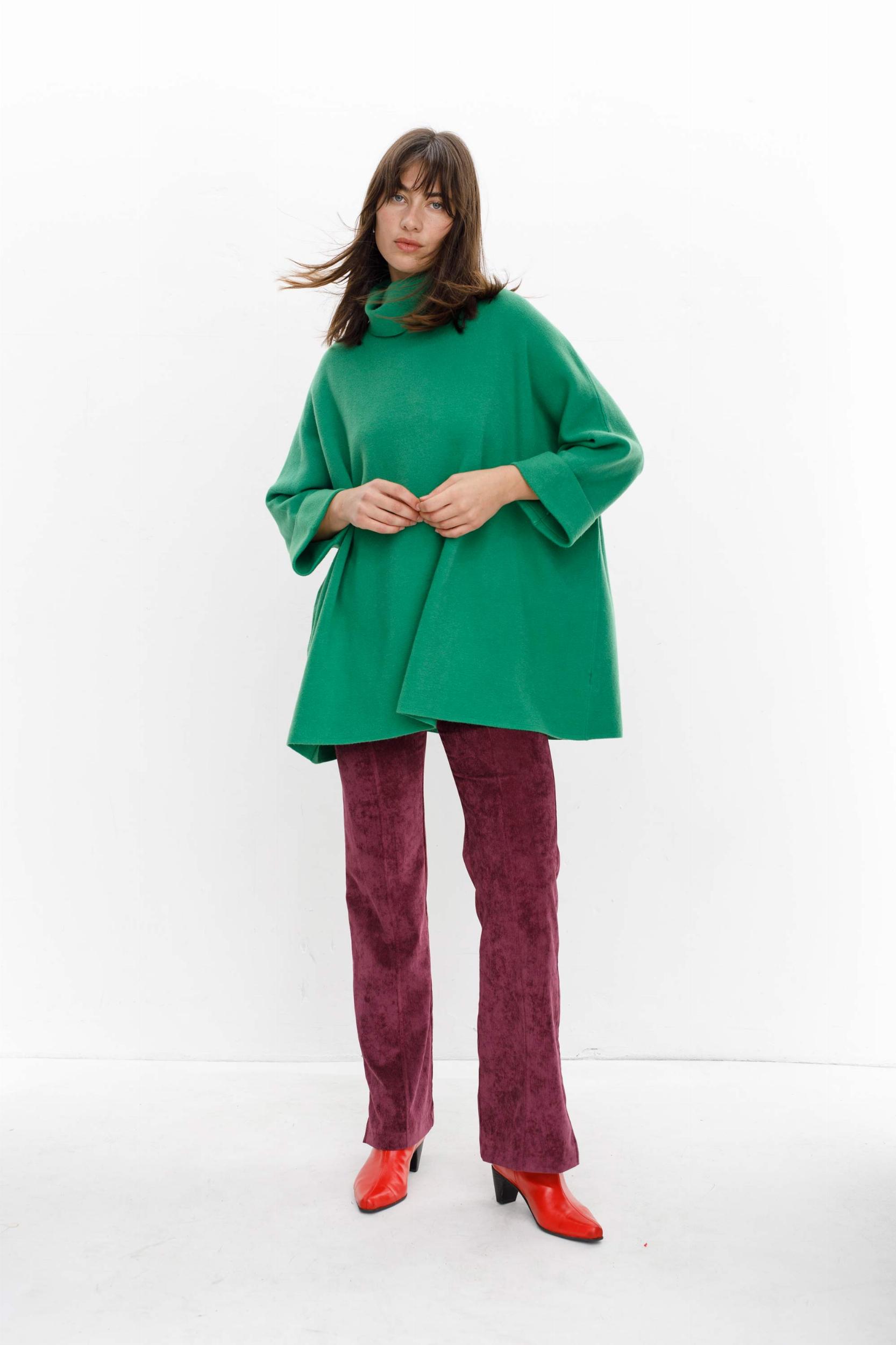 Sweater Vilma verde talle unico
