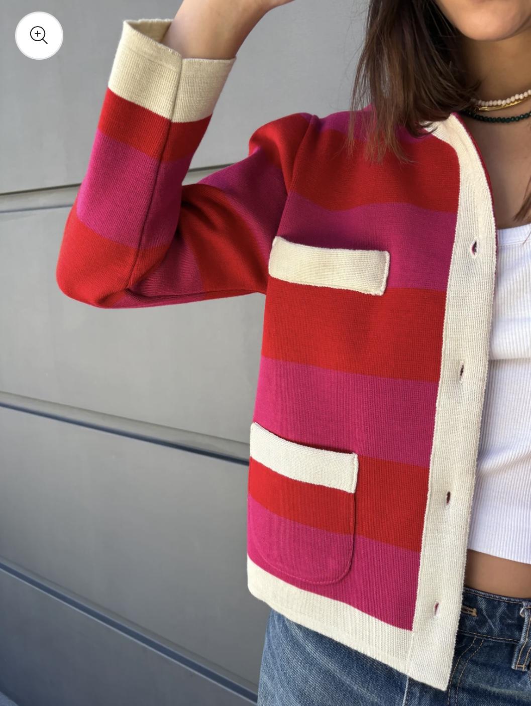 Chaqueta Inti rojo talle unico