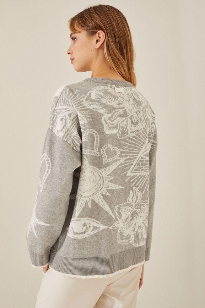 SWEATER MYSTICAL gris talle unico